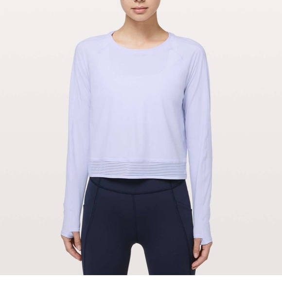 lululemon athletica Tops - Lululemon Stripe in Stride Long Sleeve Top